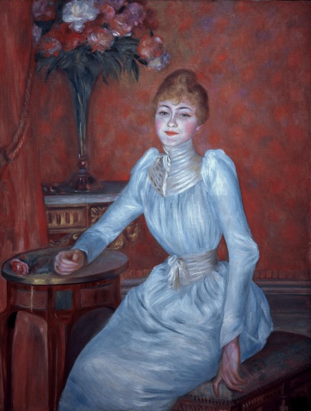 A.Renoir, Portrait of Mme de Bonnières a Pierre-Auguste Renoir
