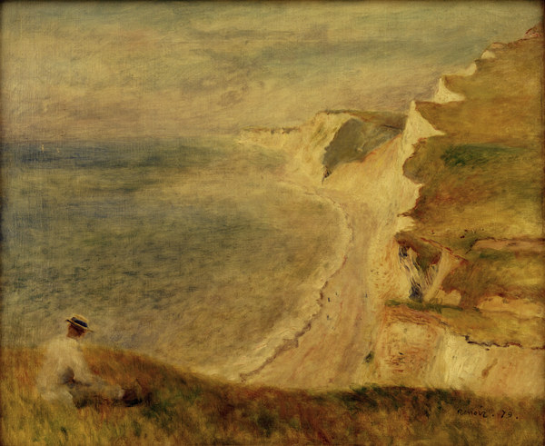 A.Renoir, Steilküste bei Pourville a Pierre-Auguste Renoir