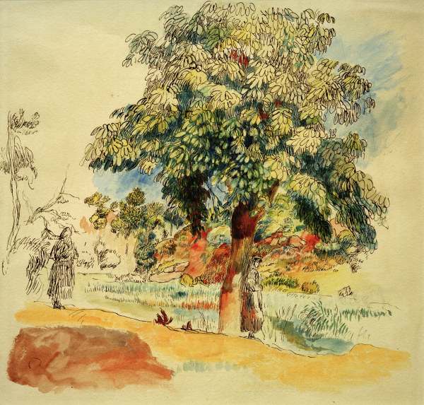 A.Renoir, Südliche Landschaft a Pierre-Auguste Renoir