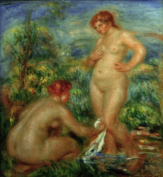 A.Renoir, Zwei Badende a Pierre-Auguste Renoir