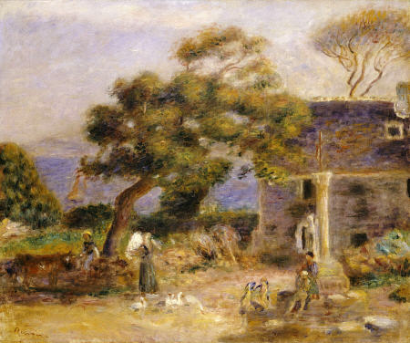 A View of Treboul a Pierre-Auguste Renoir