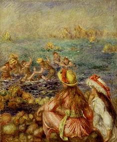 Taking a bath a Pierre-Auguste Renoir