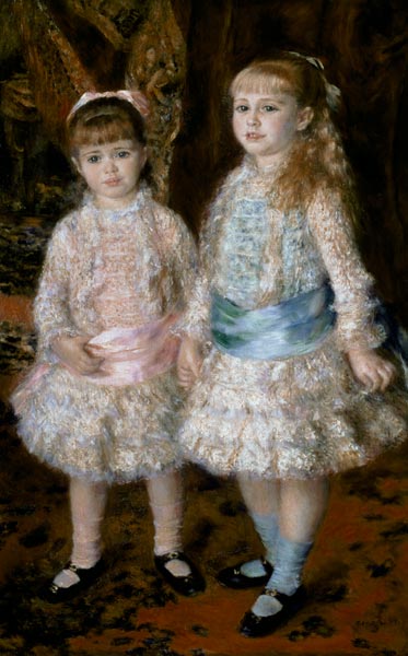 Pink and Blue or, The Cahen d'Anvers Girls a Pierre-Auguste Renoir