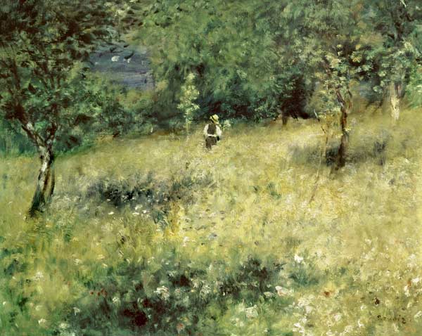 Spring at Chatou a Pierre-Auguste Renoir