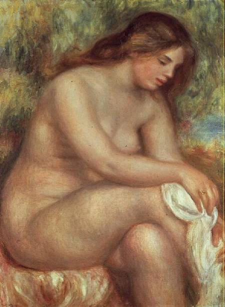 Donna facendo il bagno a Pierre-Auguste Renoir