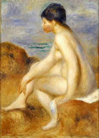 Bather a Pierre-Auguste Renoir