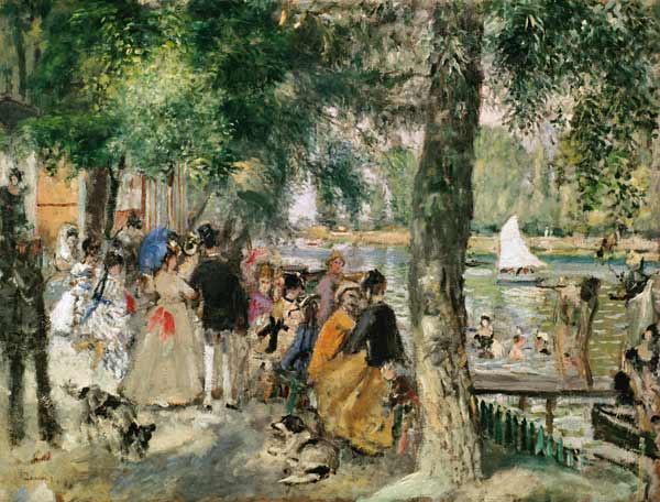 Bagno nella Senna, o La Grenouillere a Pierre-Auguste Renoir