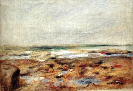 The Beach at Martigues a Pierre-Auguste Renoir