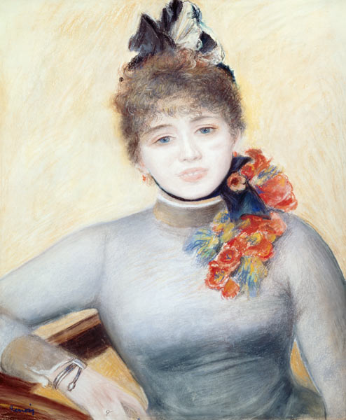 Portrait the Caroline Remy (Severine) a Pierre-Auguste Renoir