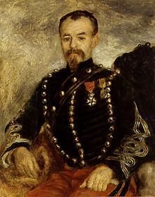 Portrait of the Capitaine Darras. a Pierre-Auguste Renoir