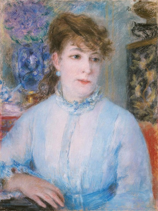 Portrait of a Woman a Pierre-Auguste Renoir