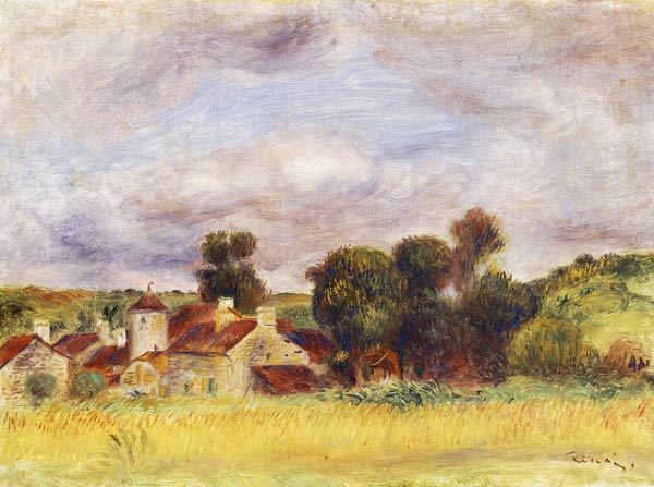 Brittany Countryside a Pierre-Auguste Renoir