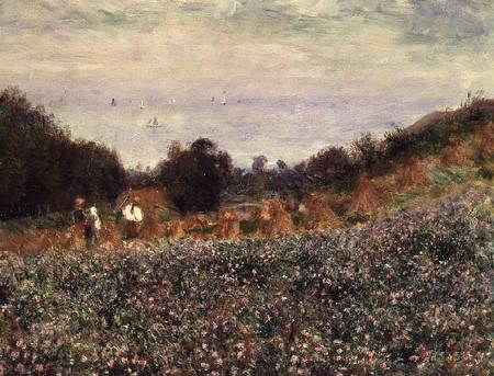 Countryside at Berneval a Pierre-Auguste Renoir