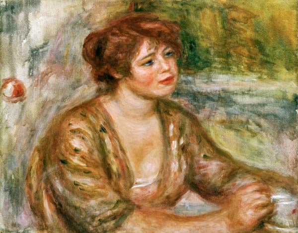 The Cup of Coffee a Pierre-Auguste Renoir