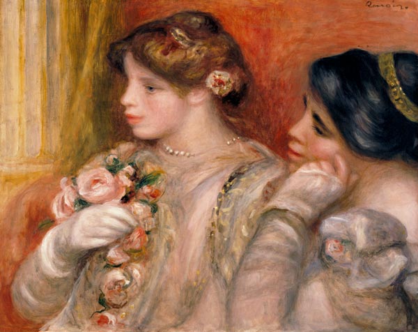 Dans La Loge, c.1908 a Pierre-Auguste Renoir