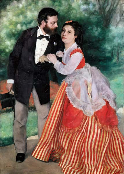 The married couple Sisley a Pierre-Auguste Renoir