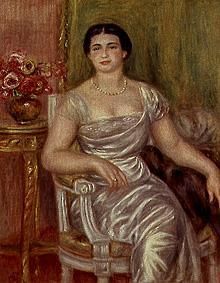 The poetess Alice Vallière a Pierre-Auguste Renoir