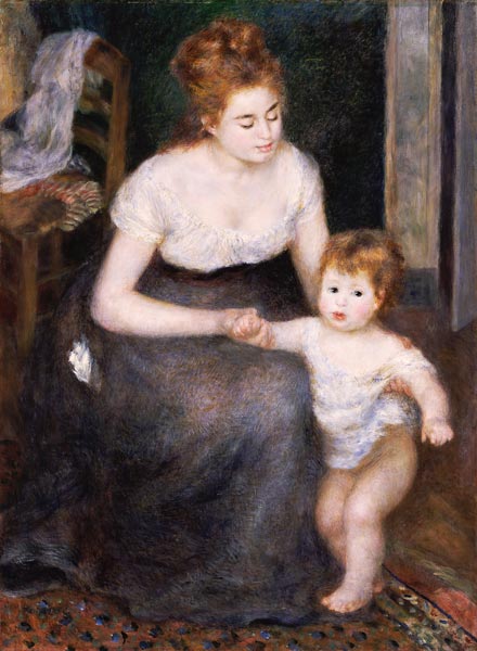 Die ersten Schritte a Pierre-Auguste Renoir