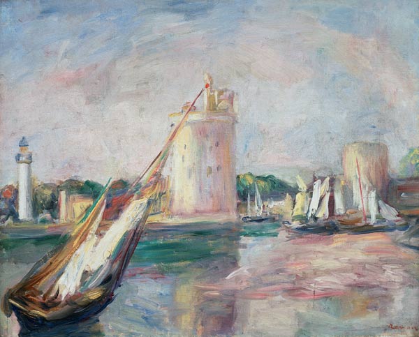 Renoir /Entree du port La Rochelle /1890 a Pierre-Auguste Renoir
