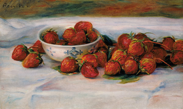 Erdbeeren. a Pierre-Auguste Renoir