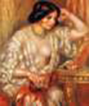 Gabrielle con la scatola di gioielli a Pierre-Auguste Renoir