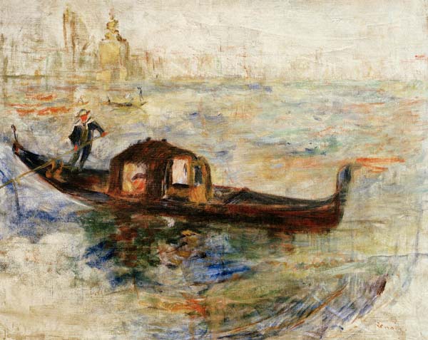 Renoir / Gondola in Venice / 1881 a Pierre-Auguste Renoir