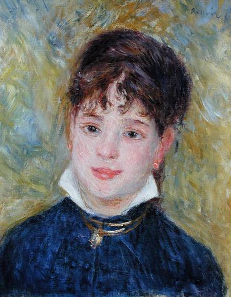 Head of a Young Woman (Jeanne Samary) a Pierre-Auguste Renoir