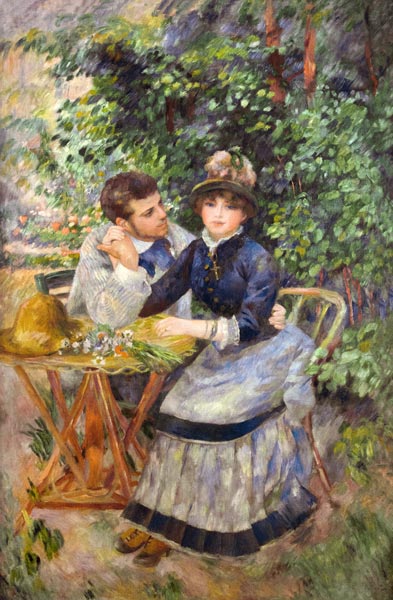 In the Garden a Pierre-Auguste Renoir