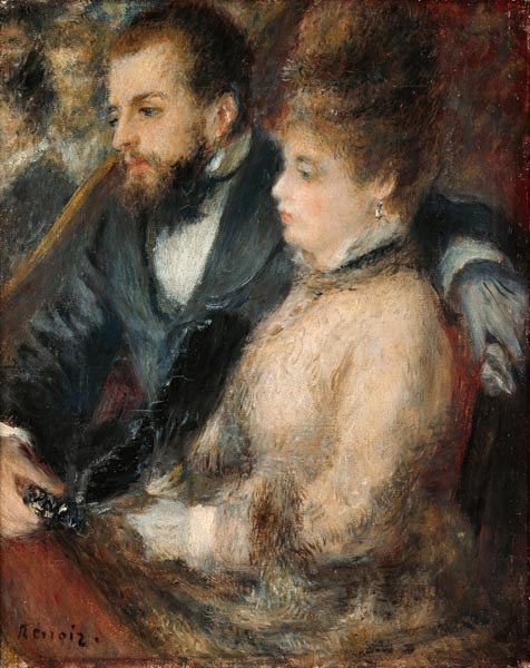 In the Loge a Pierre-Auguste Renoir