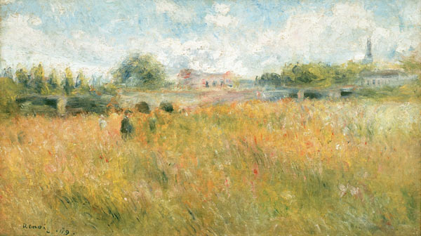 Renoir / Landscape at the Seine / 1879 a Pierre-Auguste Renoir