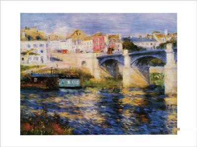 Le pont a Chatu  - (REN-702) a Pierre-Auguste Renoir