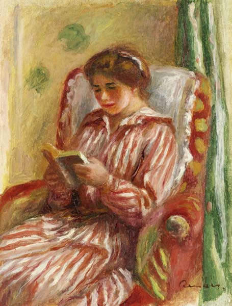 Gabrielle Reading a Pierre-Auguste Renoir