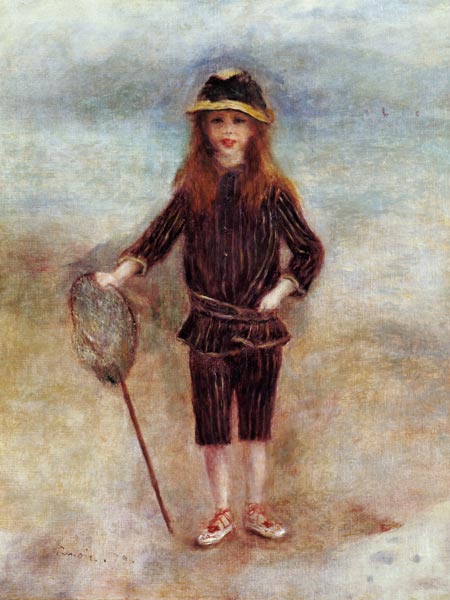 The Little Fisherwoman (Marthe Berard) a Pierre-Auguste Renoir