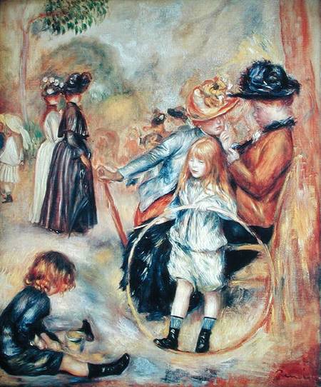 In the Luxembourg Gardens a Pierre-Auguste Renoir