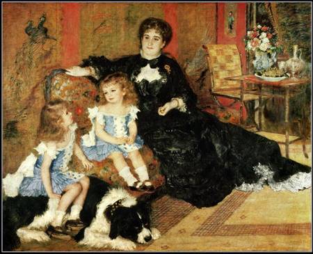 Madame Georges Charpentier and her Children a Pierre-Auguste Renoir