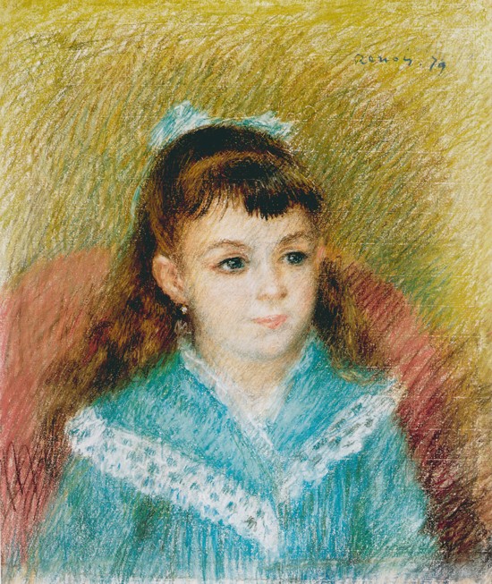 Portrait of a Young Girl (Elisabeth Maître) a Pierre-Auguste Renoir