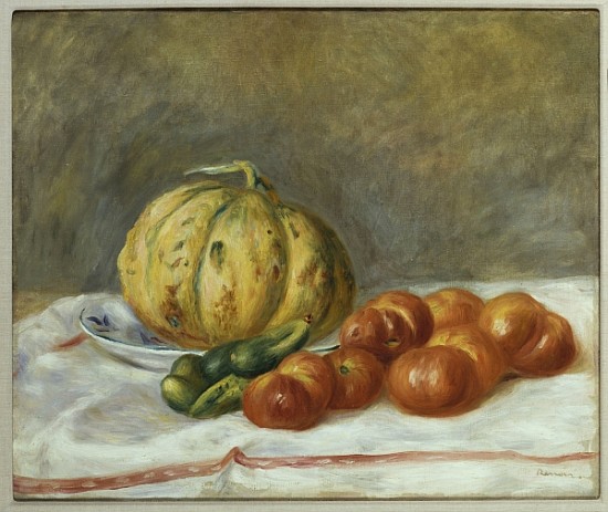 Melon and Tomatoes a Pierre-Auguste Renoir