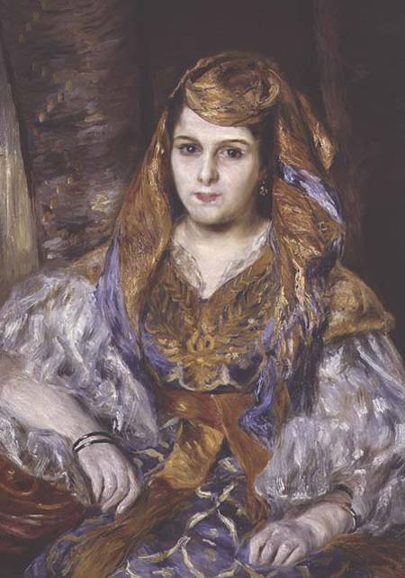 Mme. Clementine Stora in Algerian Dress, or Algerian Woman a Pierre-Auguste Renoir