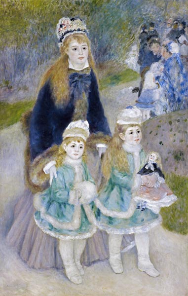 Mother and Children (La Promenade) a Pierre-Auguste Renoir