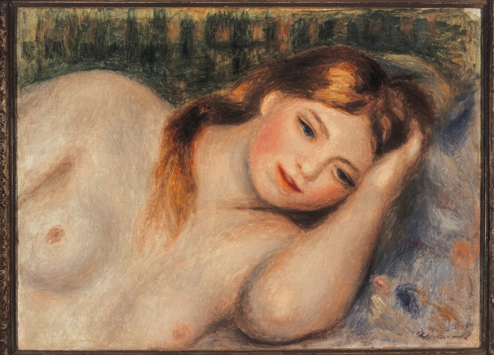 Nu (Jeune fille couchée en buste) a Pierre-Auguste Renoir
