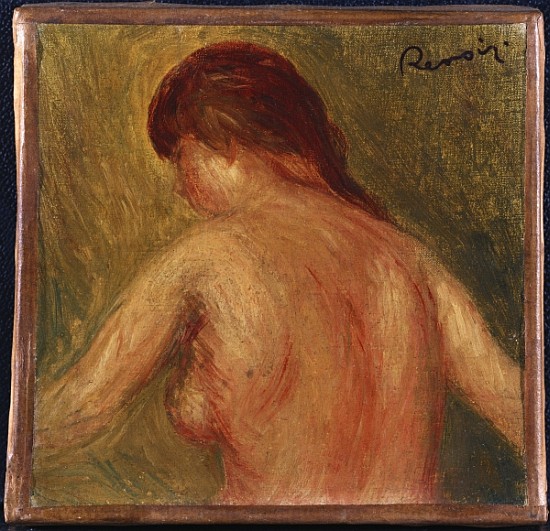 Nude Female Torso, from the Back a Pierre-Auguste Renoir