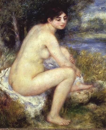 Nude in a Landscape a Pierre-Auguste Renoir