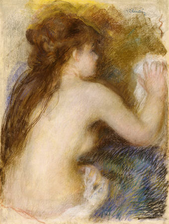 Nude Back Of A Woman a Pierre-Auguste Renoir