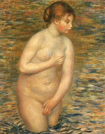 Nude In The Water a Pierre-Auguste Renoir