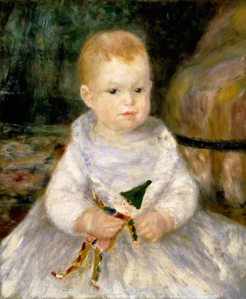 Child with a Punch puppet a Pierre-Auguste Renoir