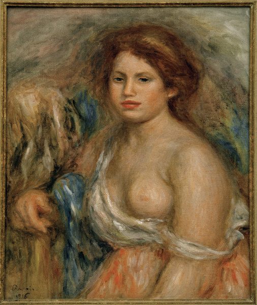 P.-A.Renoir, Brustbildnis a Pierre-Auguste Renoir
