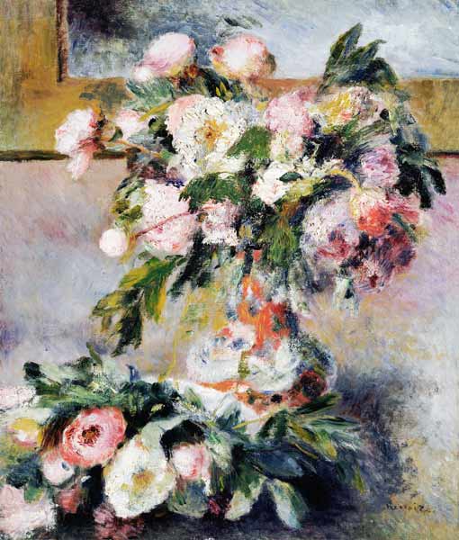 Peonies a Pierre-Auguste Renoir