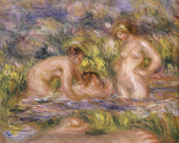 A.Renoir / Bathers / 1918-19 / Detail a Pierre-Auguste Renoir