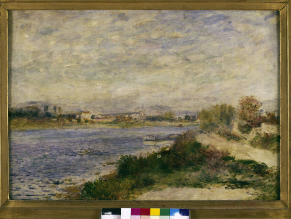 Renoir / The Seine at Argenteuil /c.1873 a Pierre-Auguste Renoir