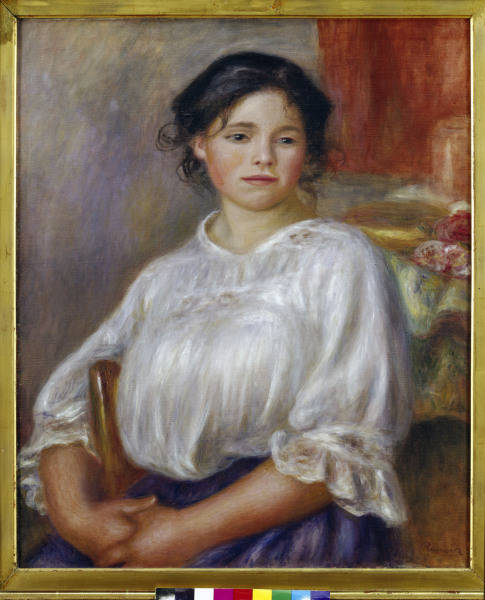Renoir/Jeune fille/Helene Bellon/c.1909 a Pierre-Auguste Renoir